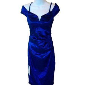LE CHATEAU  Blue Silky Dress  Size 0